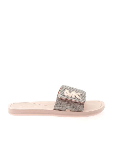 michael kors glitter slippers.